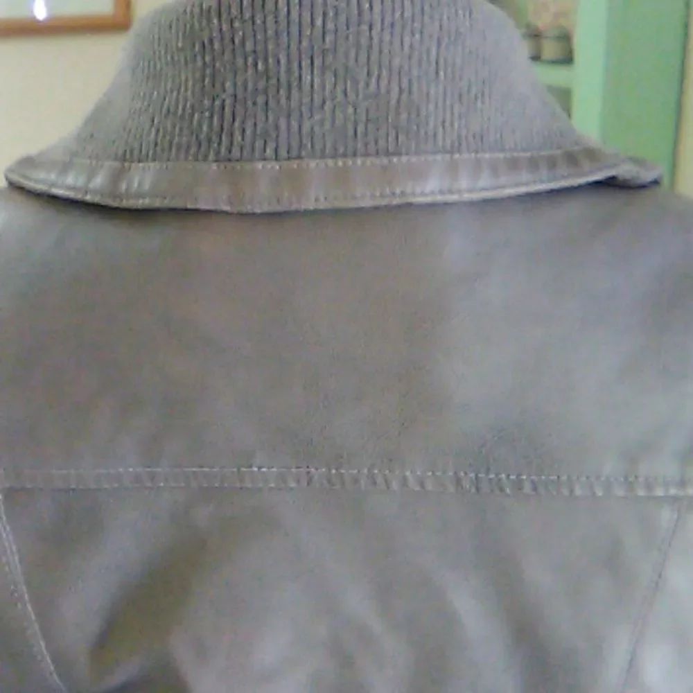 Miss London Faux Leather Bomber Jacket - Picture 7 of 13